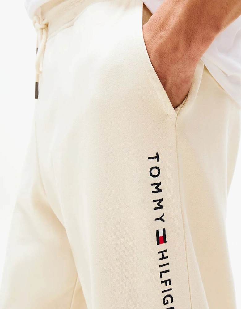 TH Original Mens Logo Lounge Joggers Off White Newsprint
