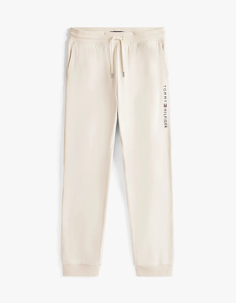 TH Original Mens Logo Lounge Joggers Off White Newsprint