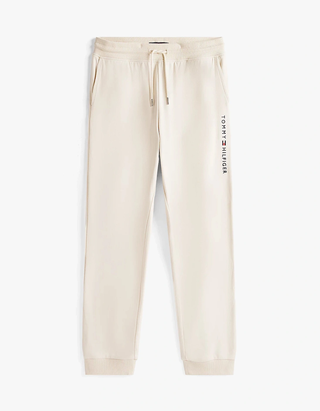TH Original Mens Logo Lounge Joggers Off White Newsprint, 5 of 4