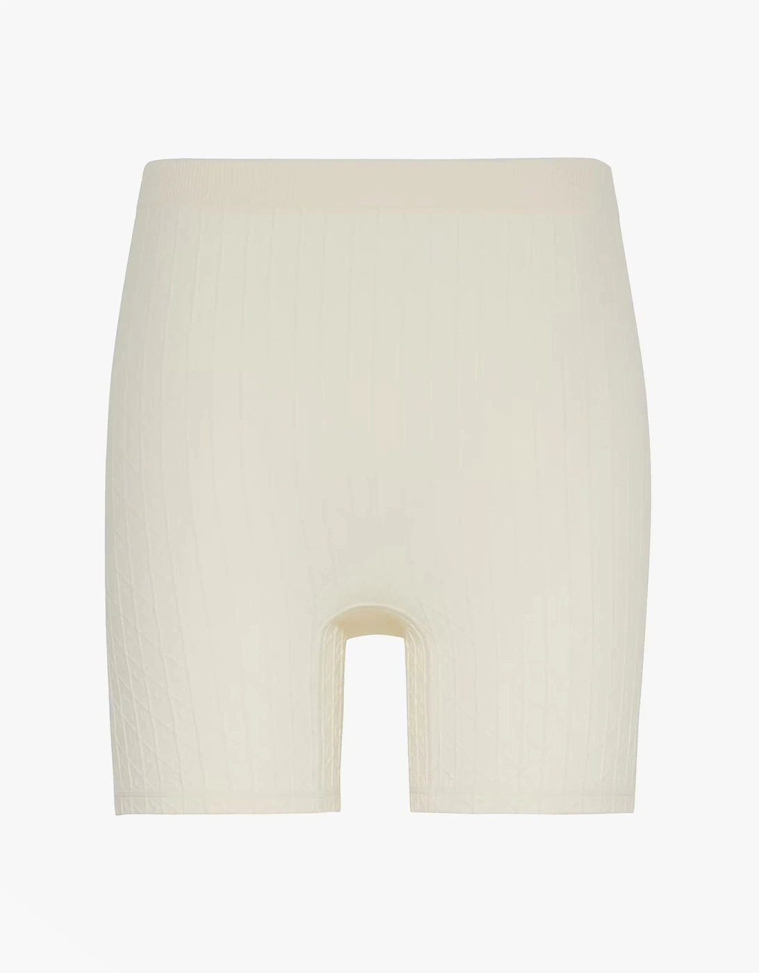 SEAMLESS SHORTIE Womens Shorts Ivory, 5 of 4