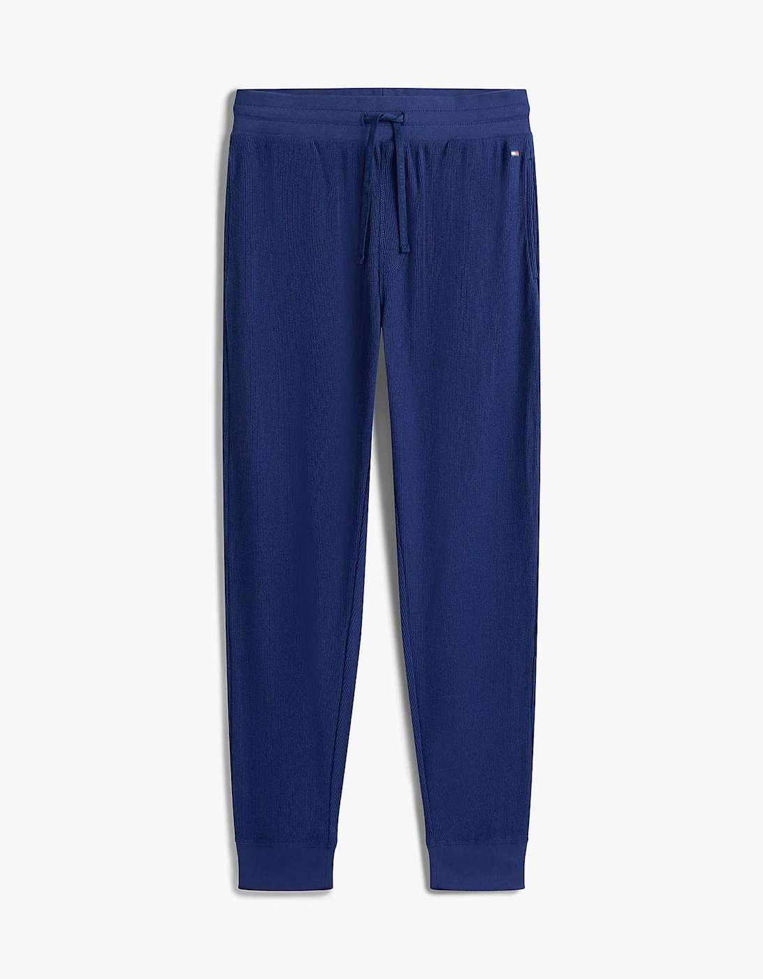 WAFFLE PANT Mens Cuffed Joggers Navy, 5 of 4