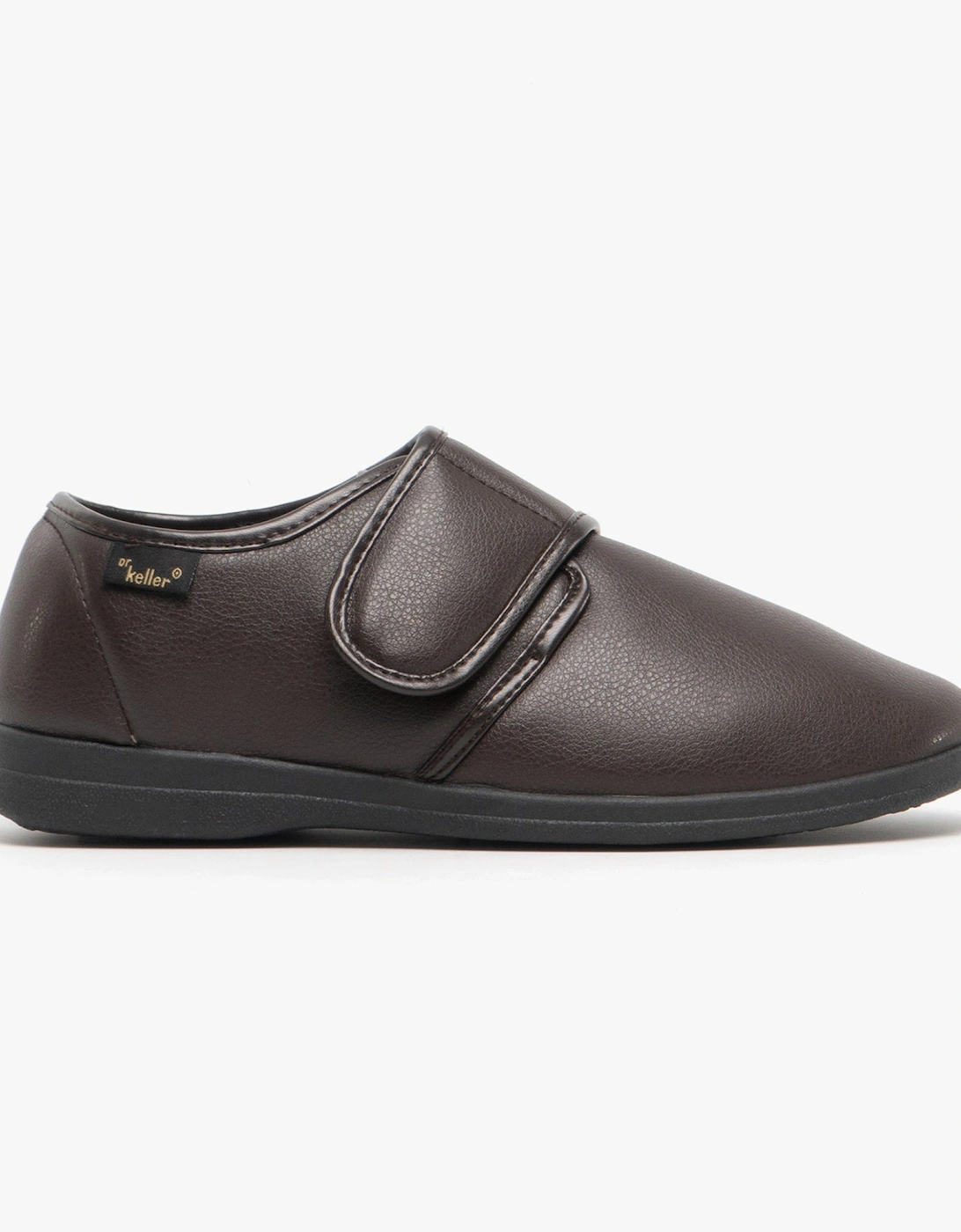 CHRIS Mens Full Slippers Brown, 7 of 6