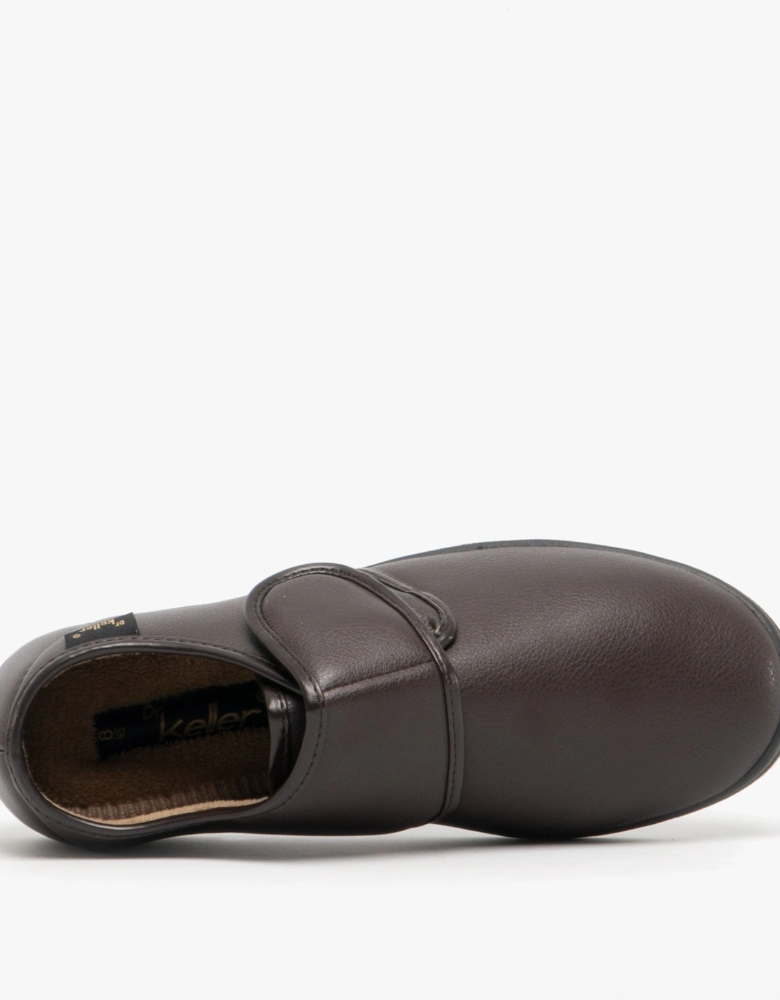 CHRIS Mens Full Slippers Brown