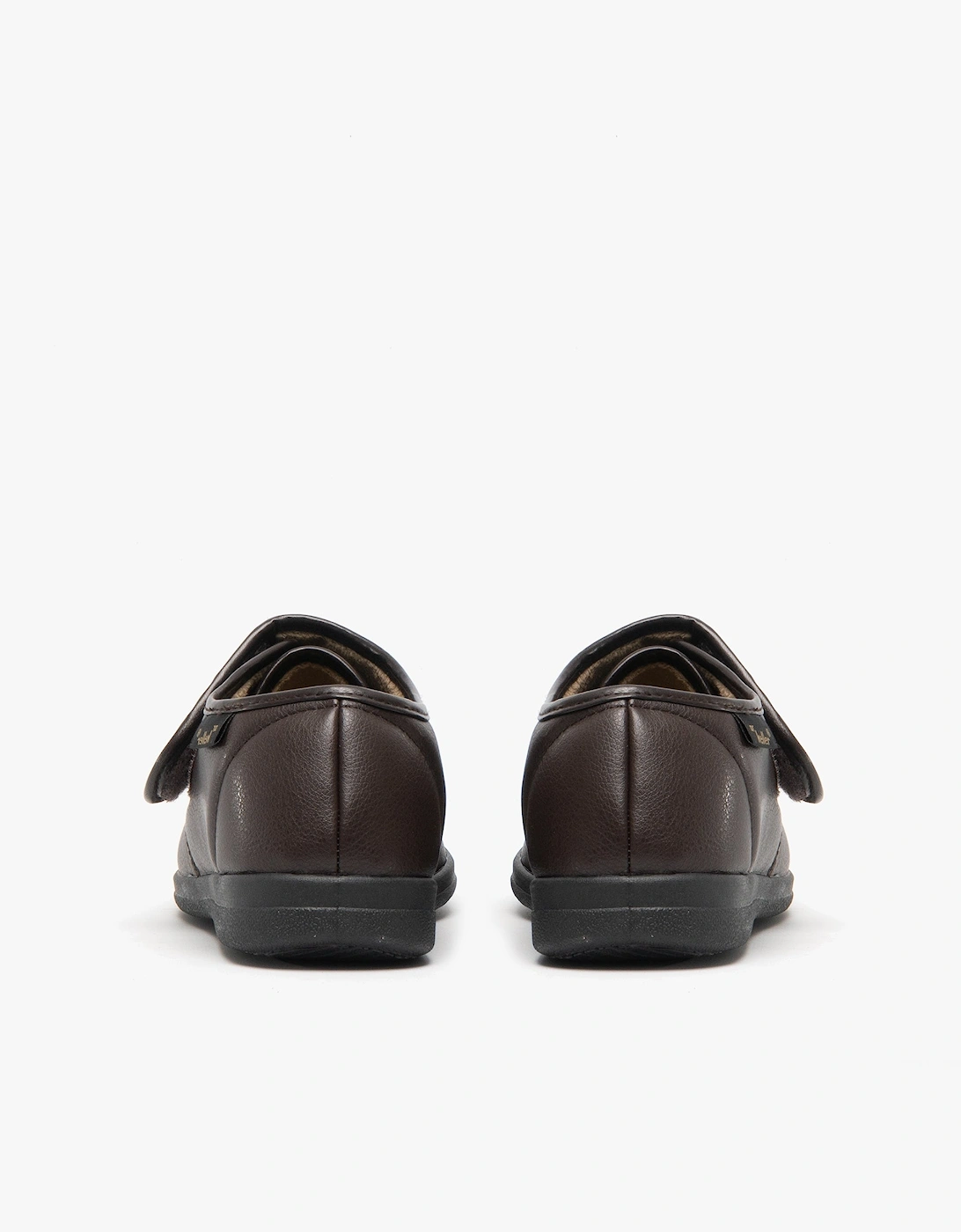 CHRIS Mens Full Slippers Brown