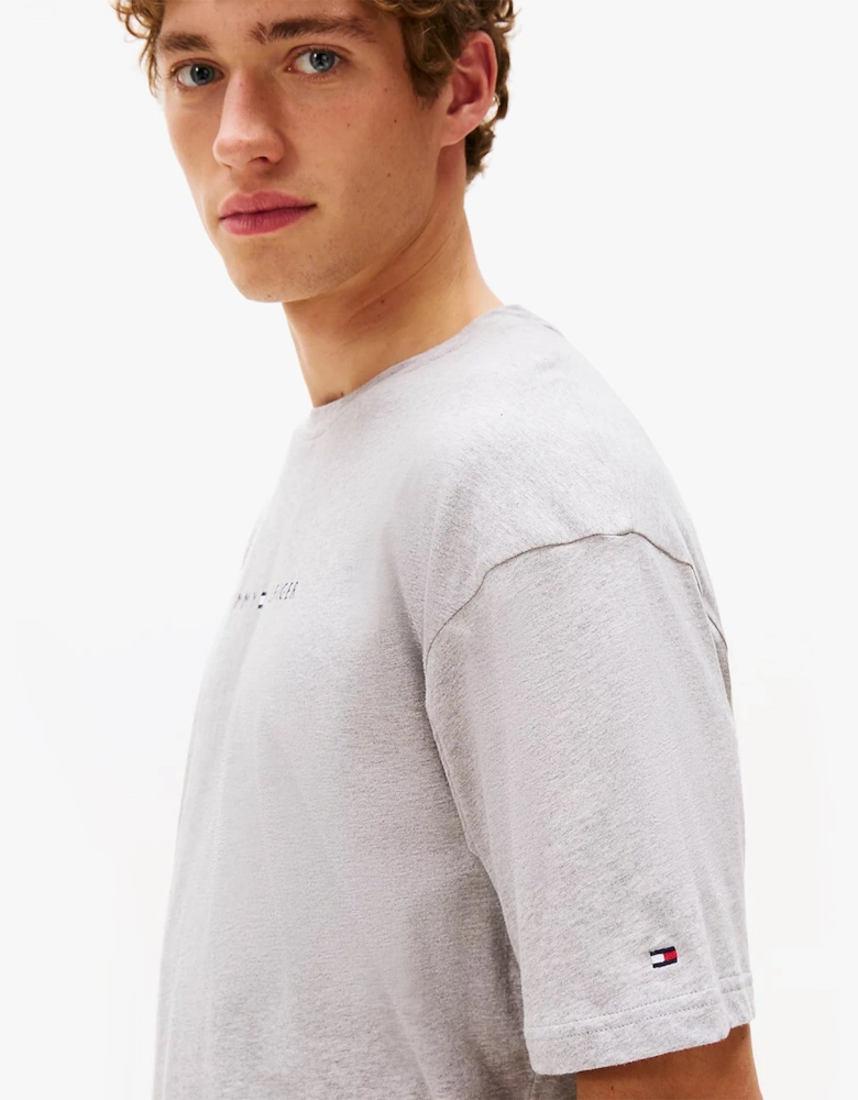 SS TEE CONT. LOGO Mens T-Shirts & Tank Tops Light Grey Heather