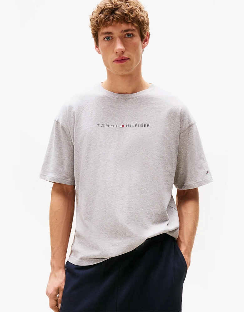 SS TEE CONT. LOGO Mens T-Shirts & Tank Tops Light Grey Heather