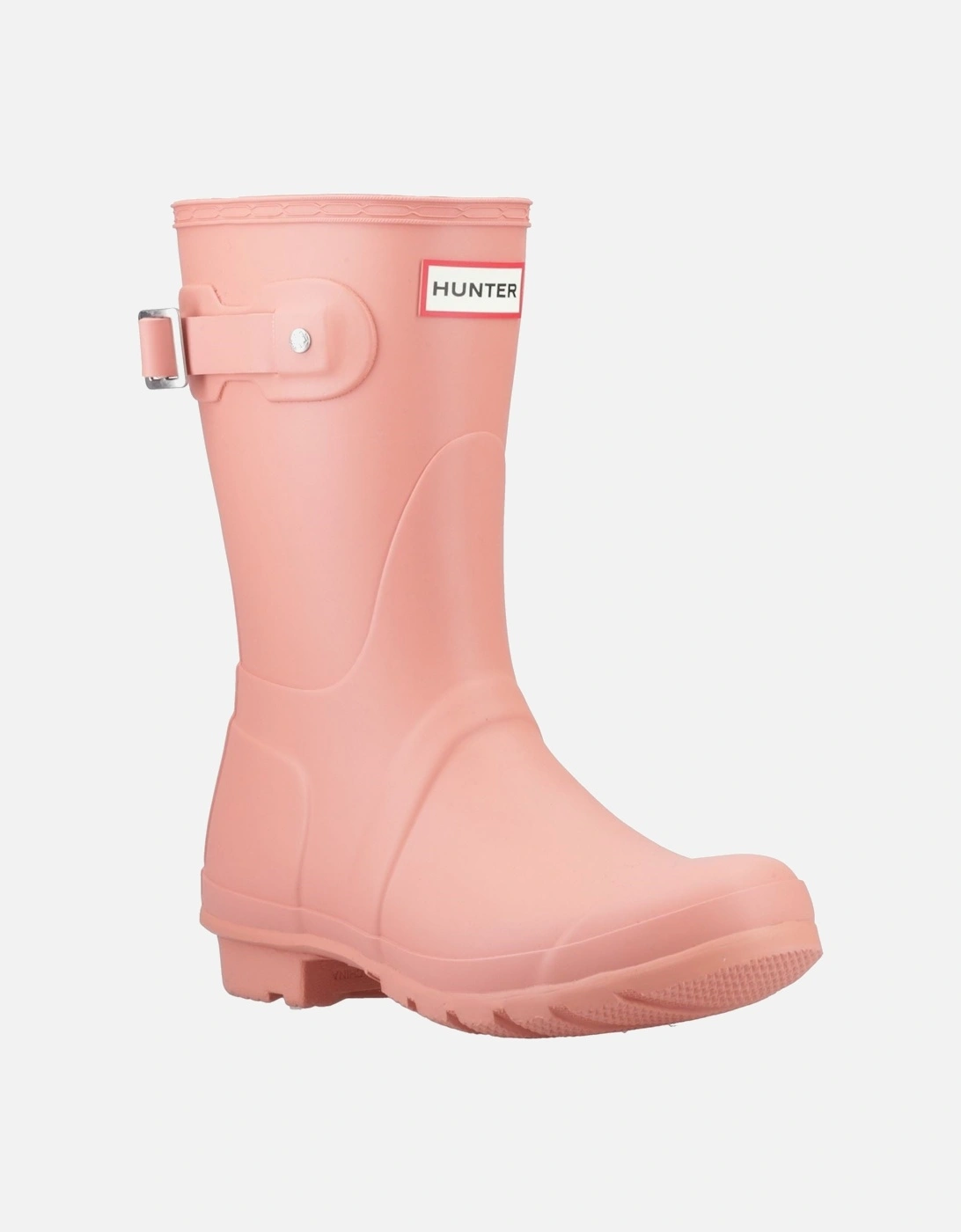 Women's Hunter Original Short Boot Rubber Women's Terracotta Wellington Boots - Orange/Brown - Size: 8