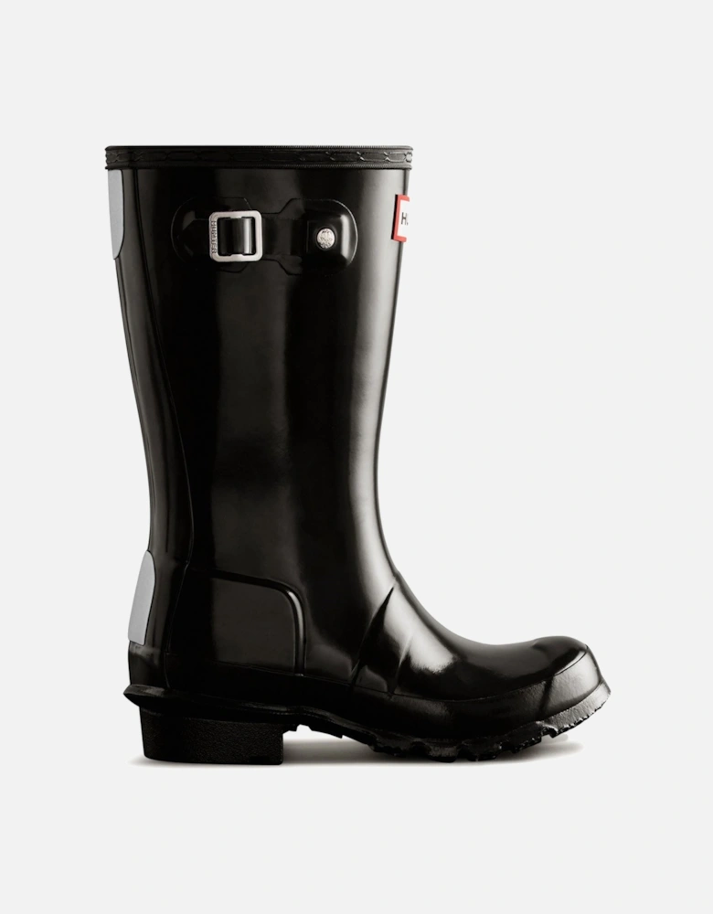 Junior Originals Gloss Boot Rubber Kid's Black Wellington Boots