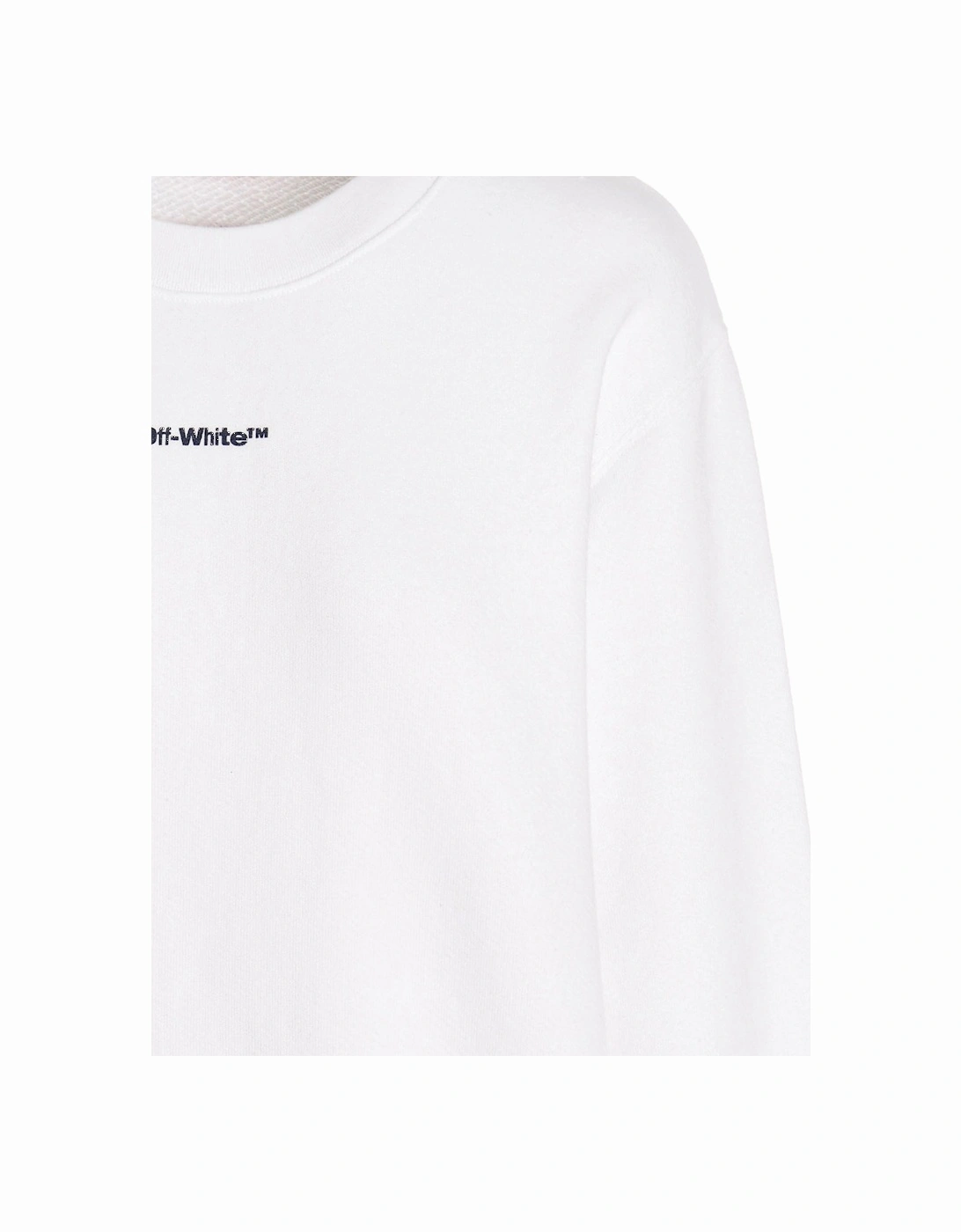Tie Dye Arrow Crewneck White