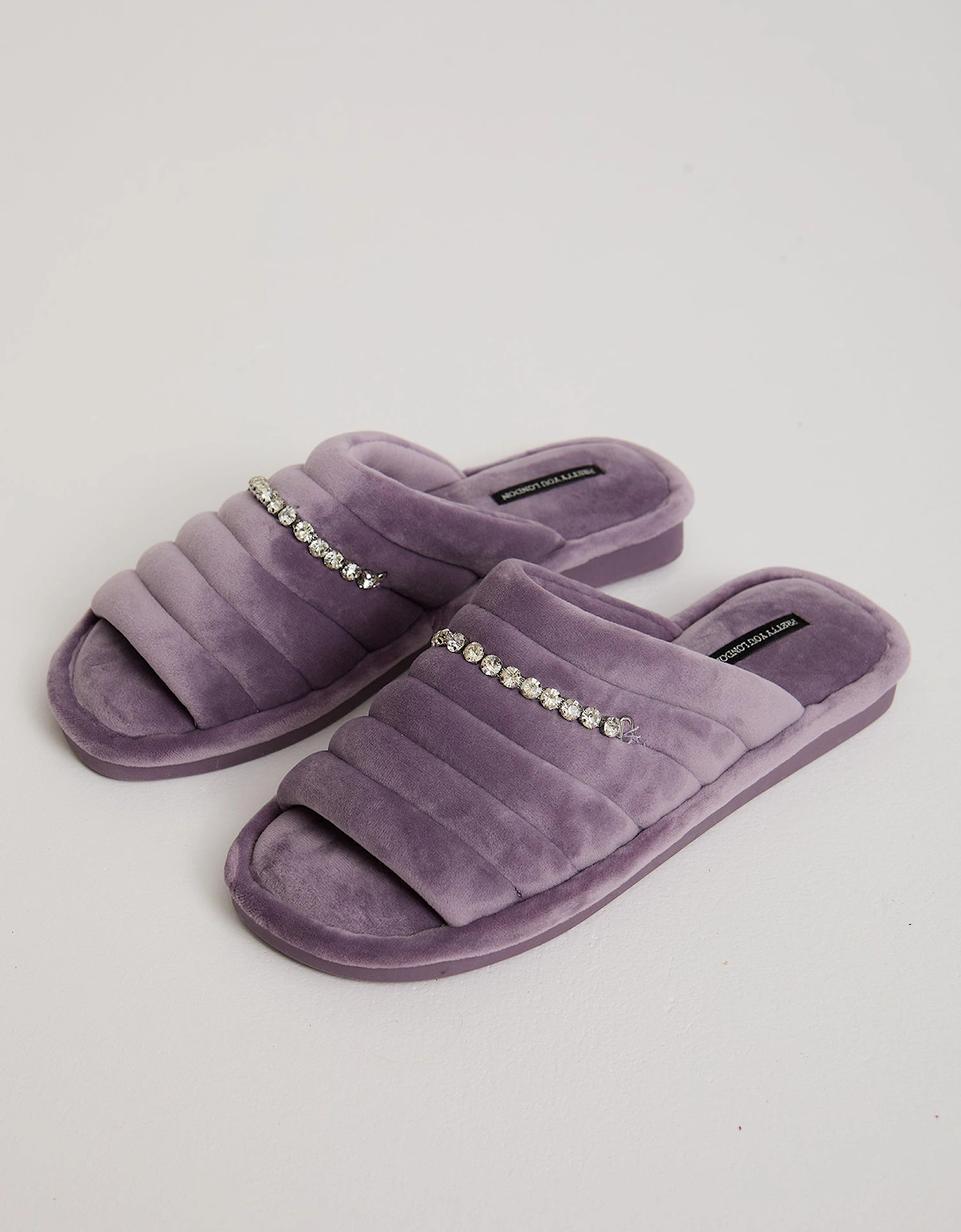 Frankie Slippers in Lavender