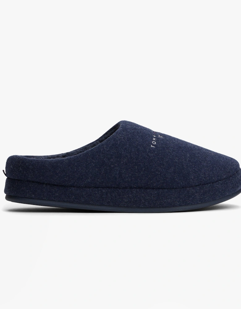 HILFIGER FELT HOUSE Mens House Slippers Desert Sky