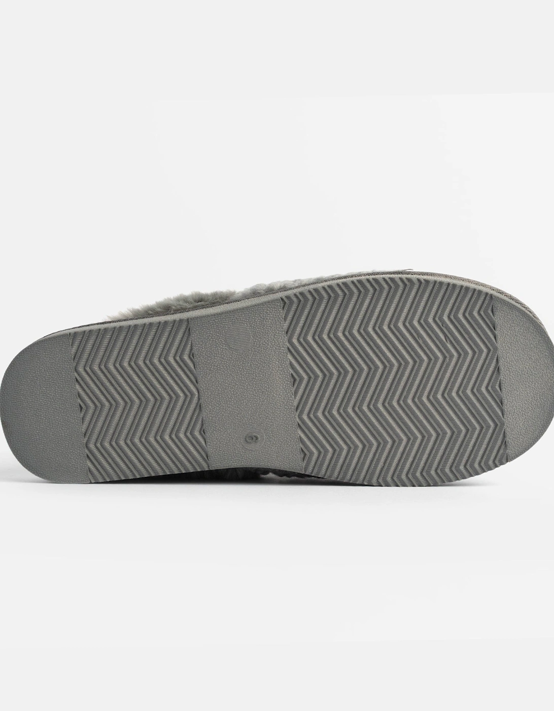 Jo & Joe HELGA Womens Mule Faux Fur Slippers Grey