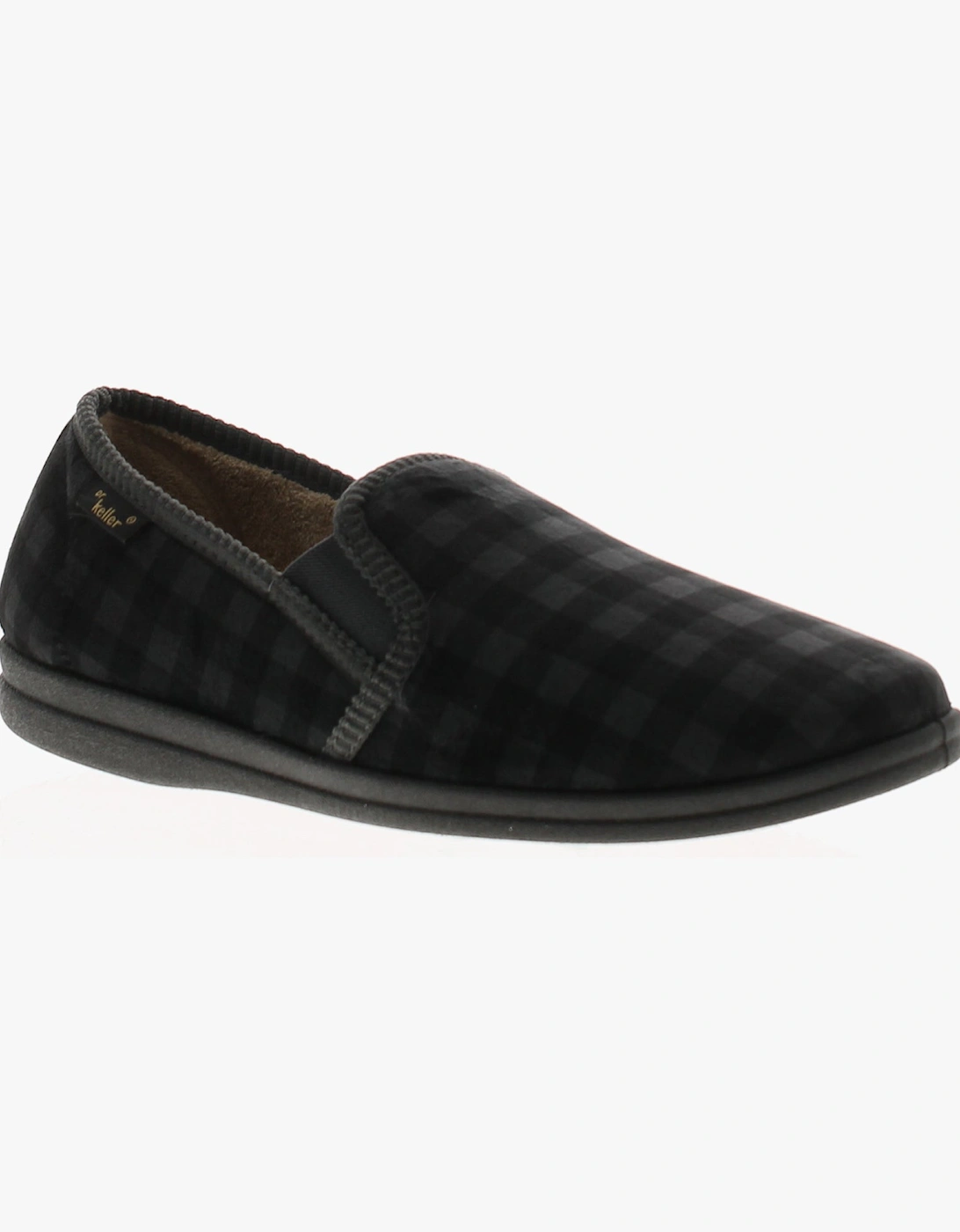 DARREN GUSS Mens Slippers Grey, 2 of 1