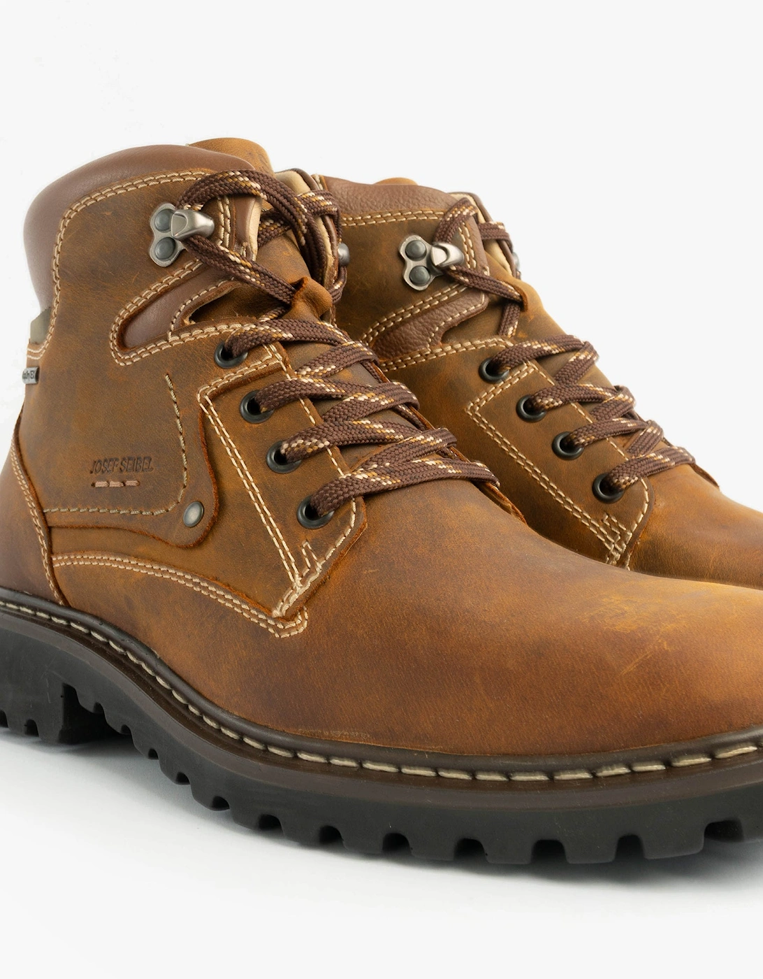 CHANCE 51 Mens Boots Castagne Kombi Brown