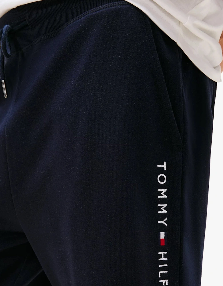 Mens TH Original Logo Terry Lounge Shorts Navy
