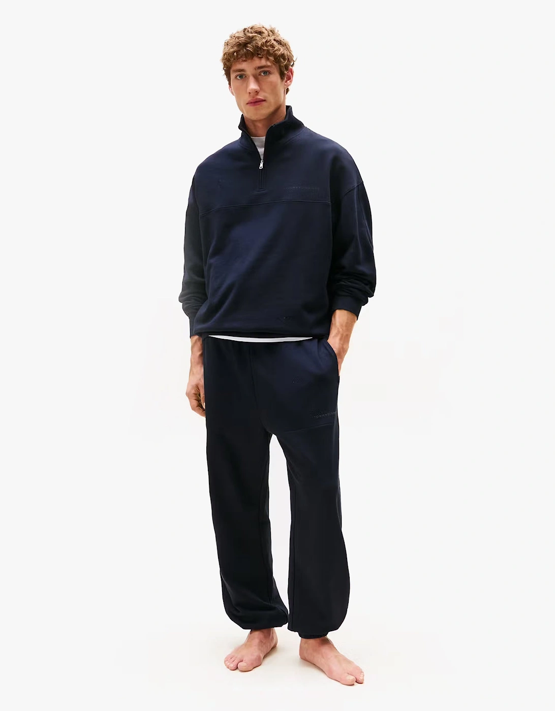HALF ZIP Mens Sweatshirts Desert Sky