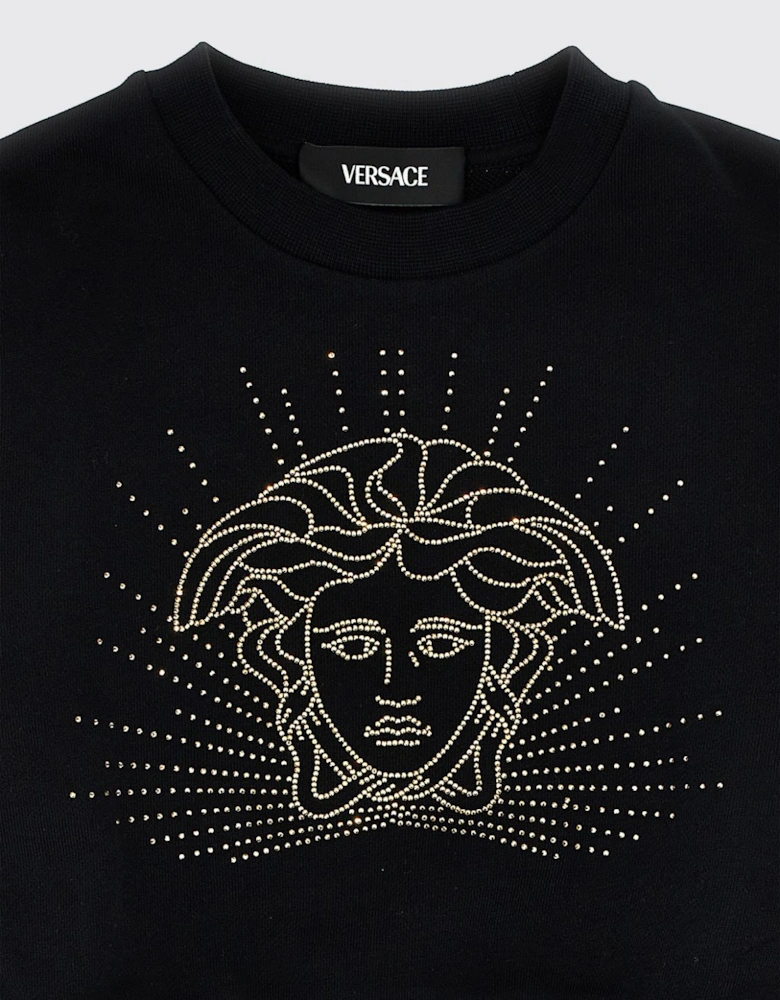 Medusa Head Crop Sweatshirt