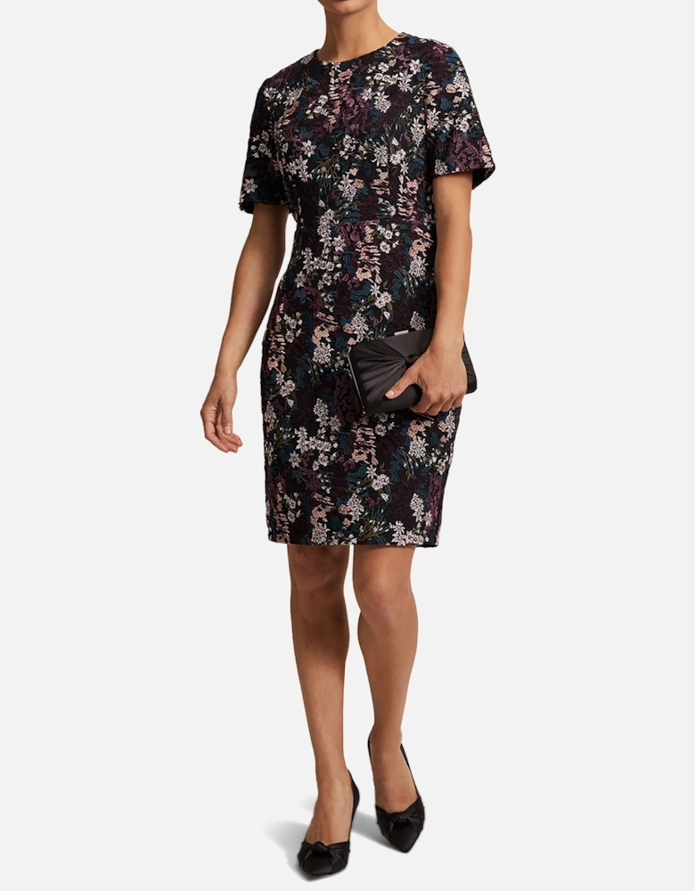 Keshia Embroidered Dress Floral