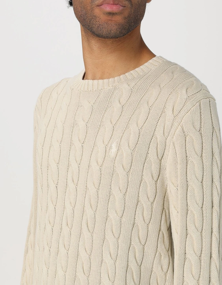 Cable Knit Cotton Sweater
