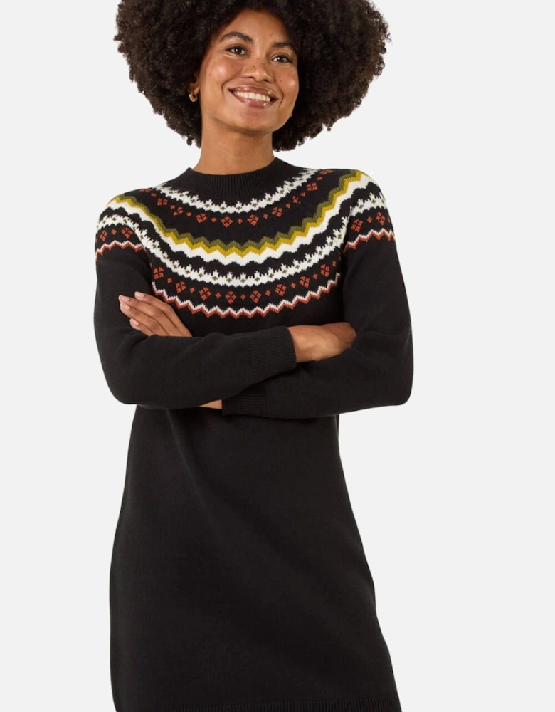 Fairisle Knit Jumper Dress