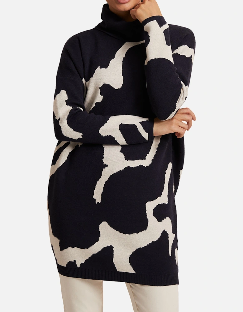 Stefani Animal Print Tunic Dress