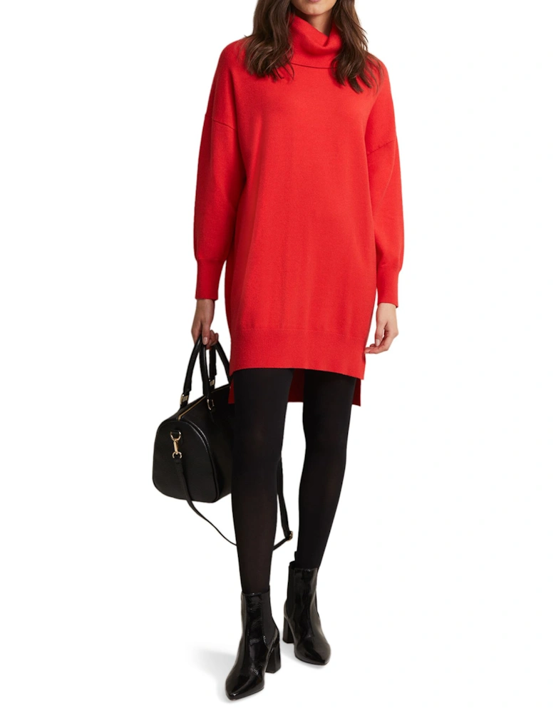 Cecilia Cowl Neck Jumper Dress