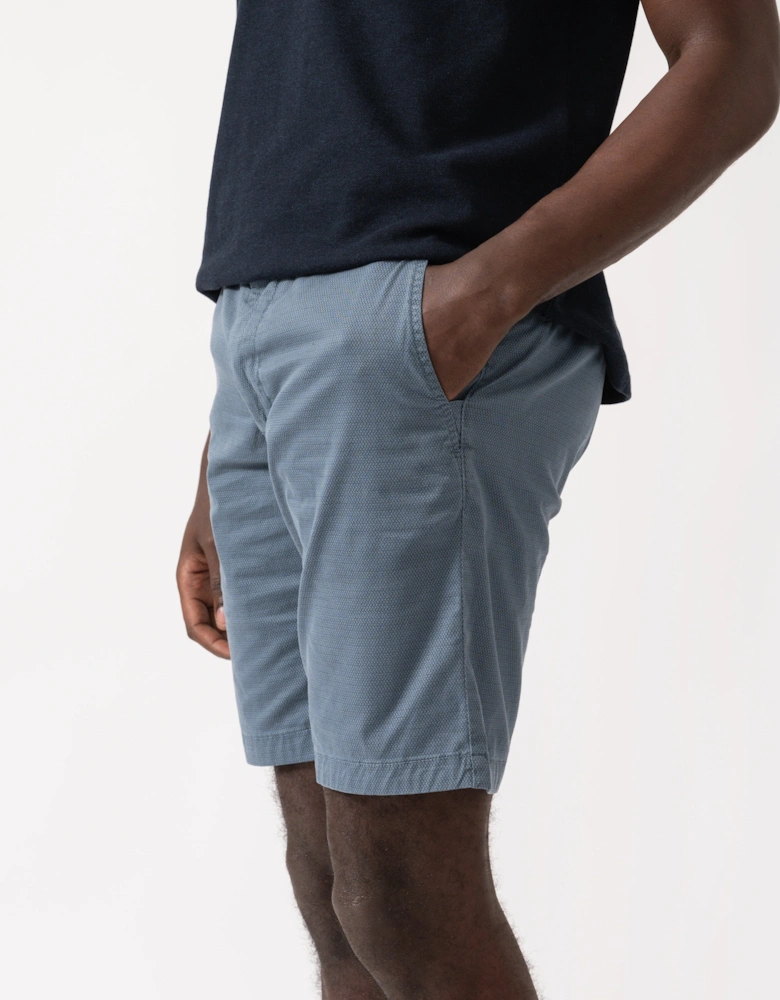 BOSS Orange Slim-Fit Mens Chino Shorts in Stretch-Cotton Twill - Open Blue 462