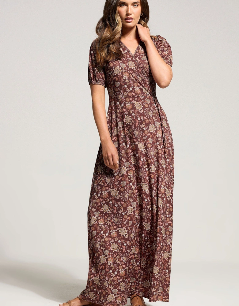 Tall Paisley Wrap Maxi Dress
