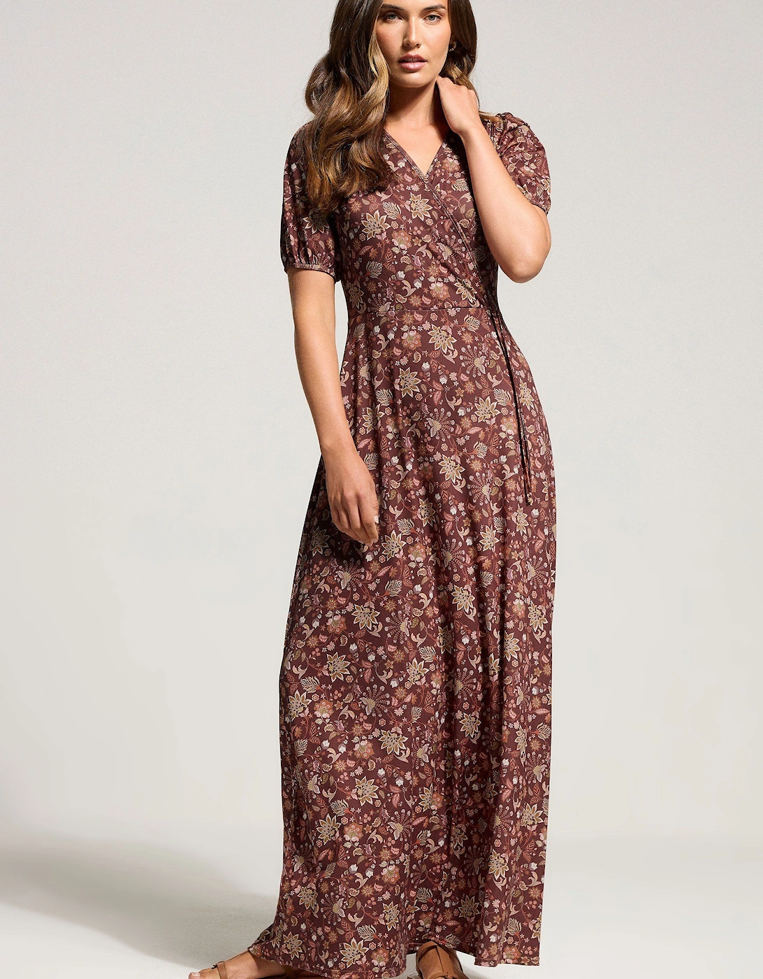 Tall Paisley Wrap Maxi Dress, 2 of 1
