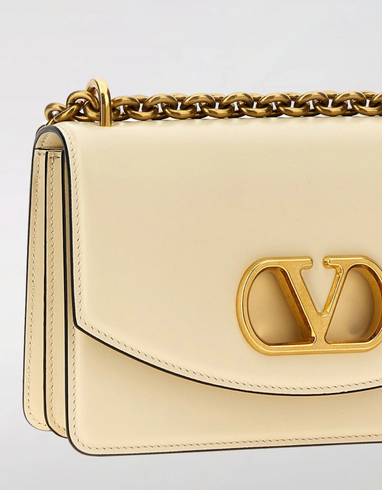Roman Stud Shoulder Bag Magnetic Closure