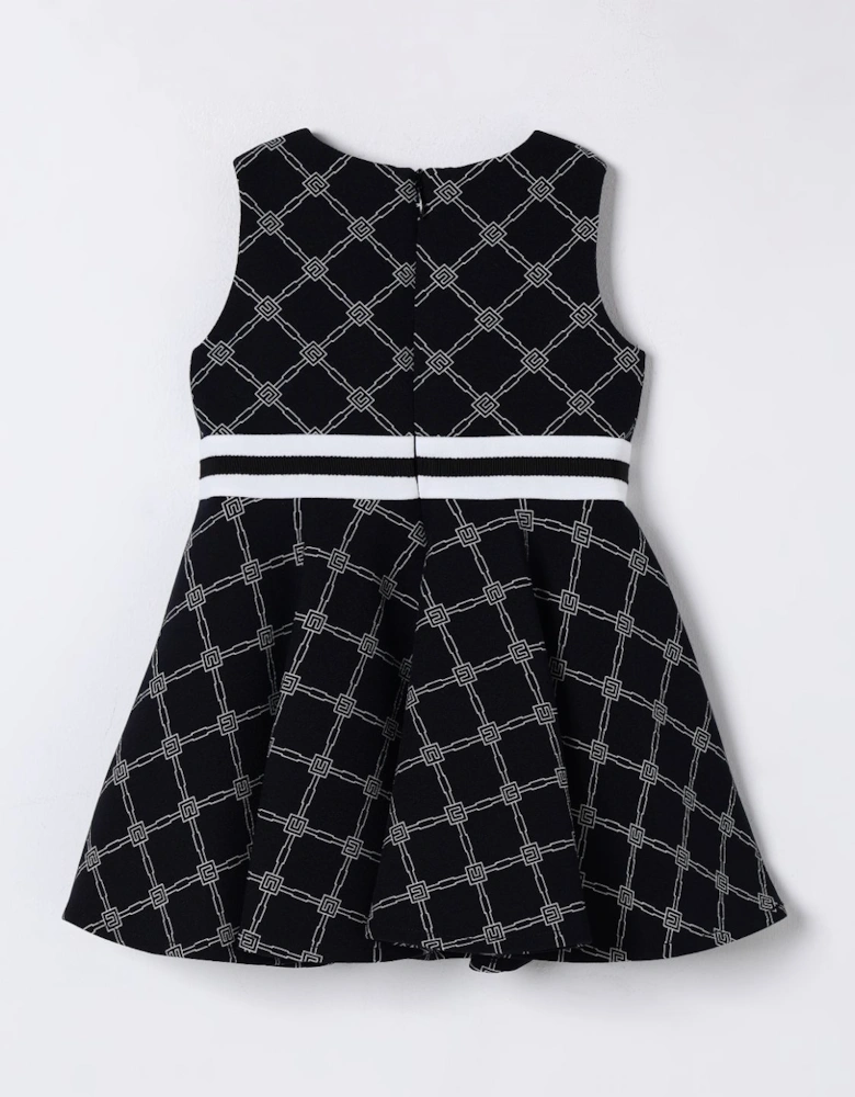 Geometric Print Knit Dress