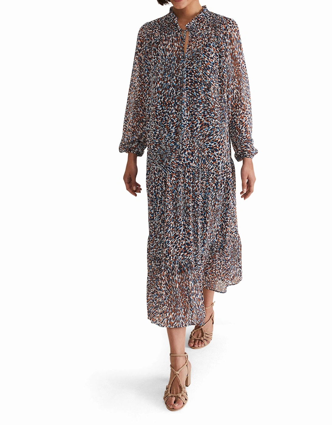 Penele Chiffon Midi Dress, 2 of 1