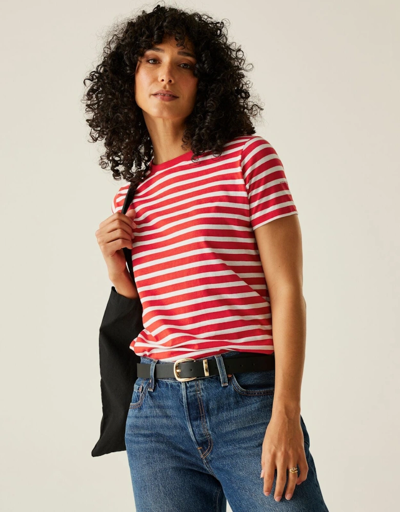 Regatta Womens Bayletta Striped Short Sleeve T-Shirt