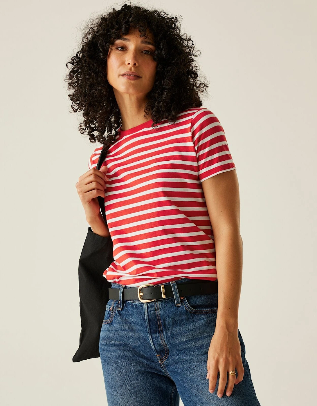 Regatta Womens Bayletta Striped Short Sleeve T-Shirt, 2 of 1