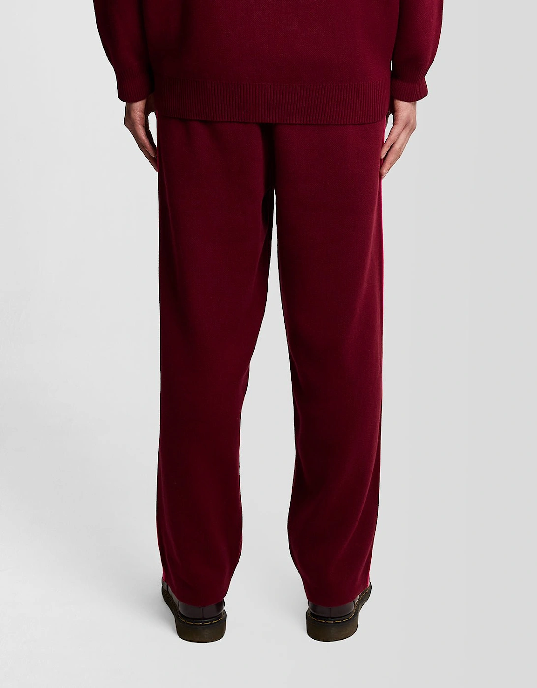 Argyle Knitted Track Pants