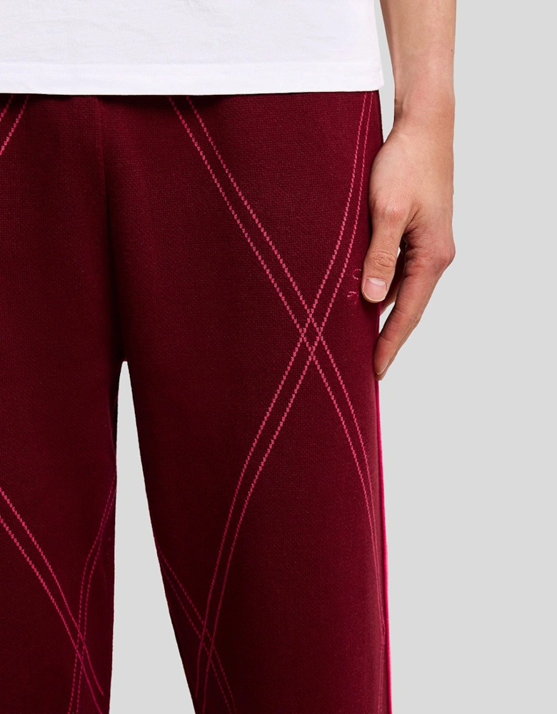 Argyle Knitted Track Pants