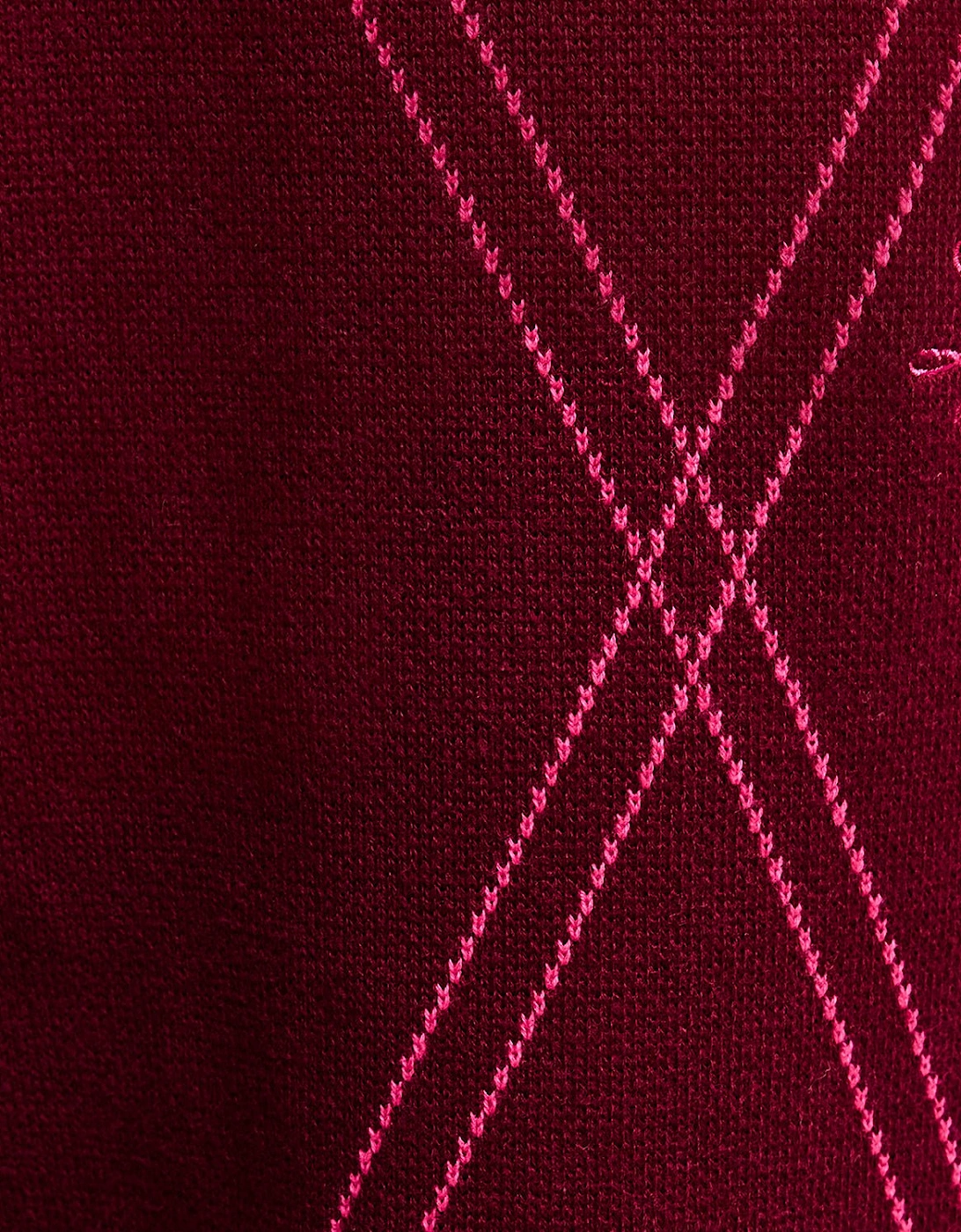 Argyle Knitted Track Pants