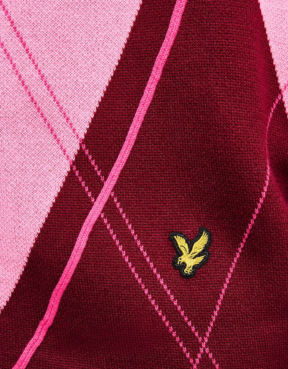 Argyle Knitted Track Jacket