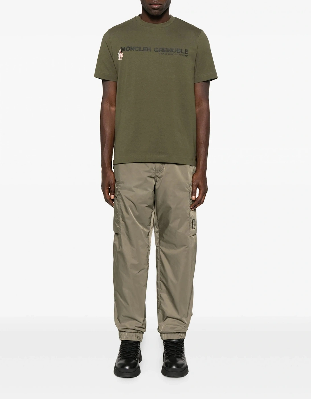 Branded Cotton T-shirt Green