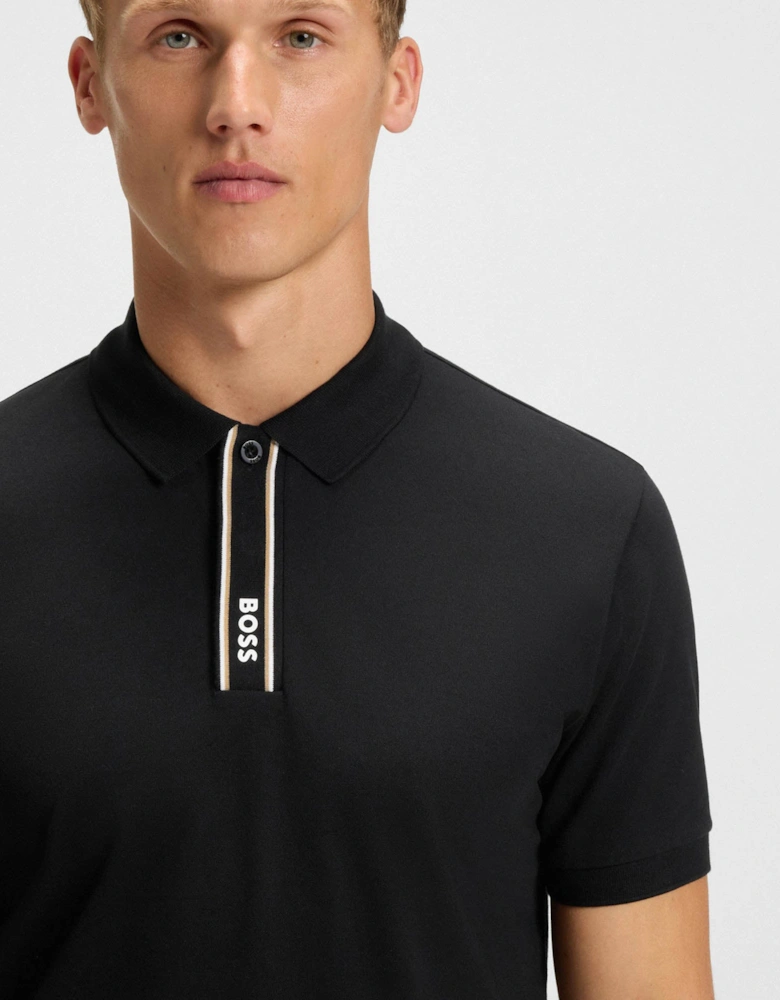 BOSS Green Paddy GOC Mens Polo Shirt - Black 001