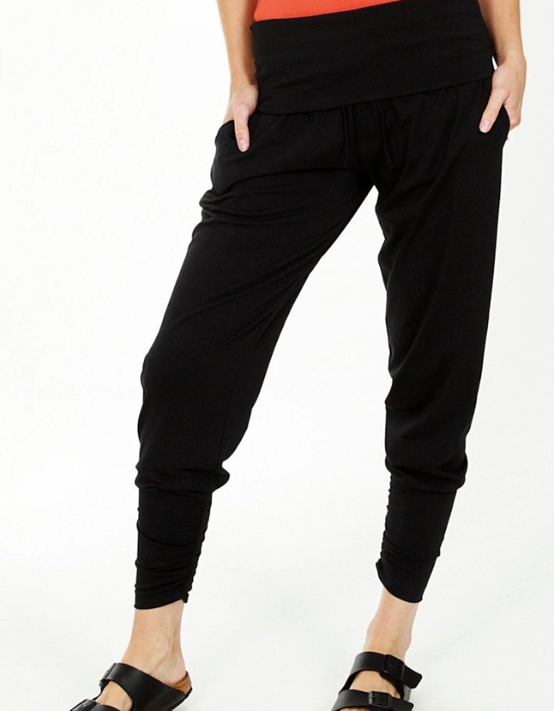 Roll Top Harem Yoga Trousers