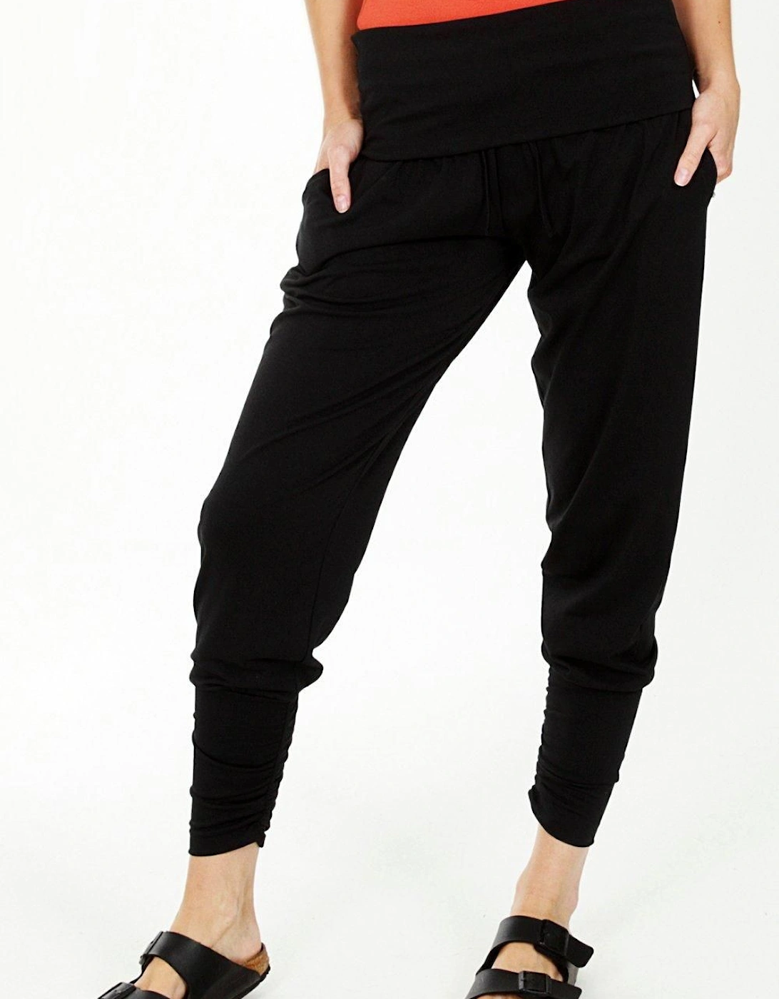 Roll Top Harem Yoga Trousers, 2 of 1