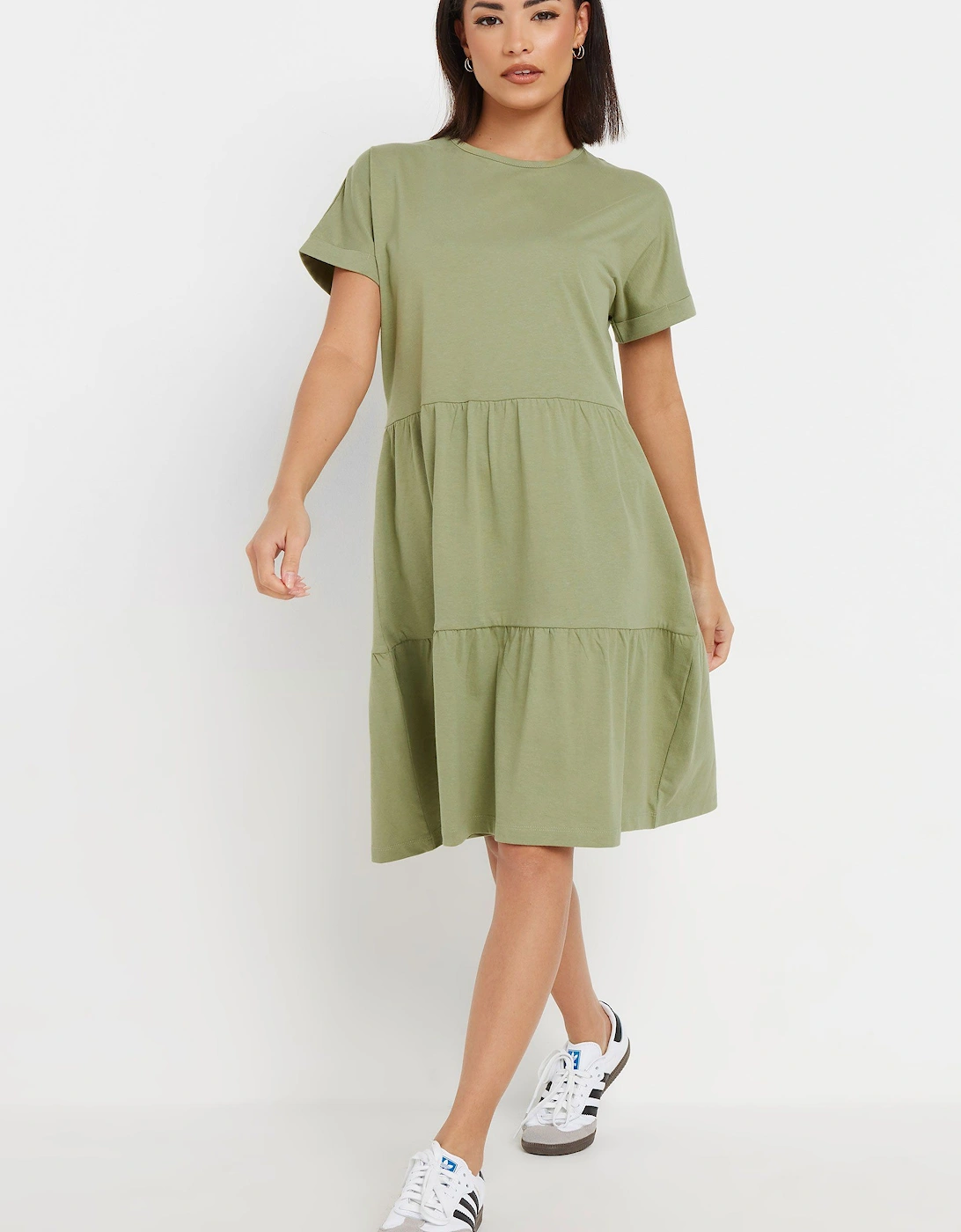 Petite Tiered Smock Dress, 2 of 1