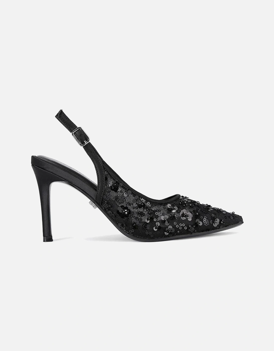 'Positano Sequin Slingback' Fabric Heels, 2 of 1