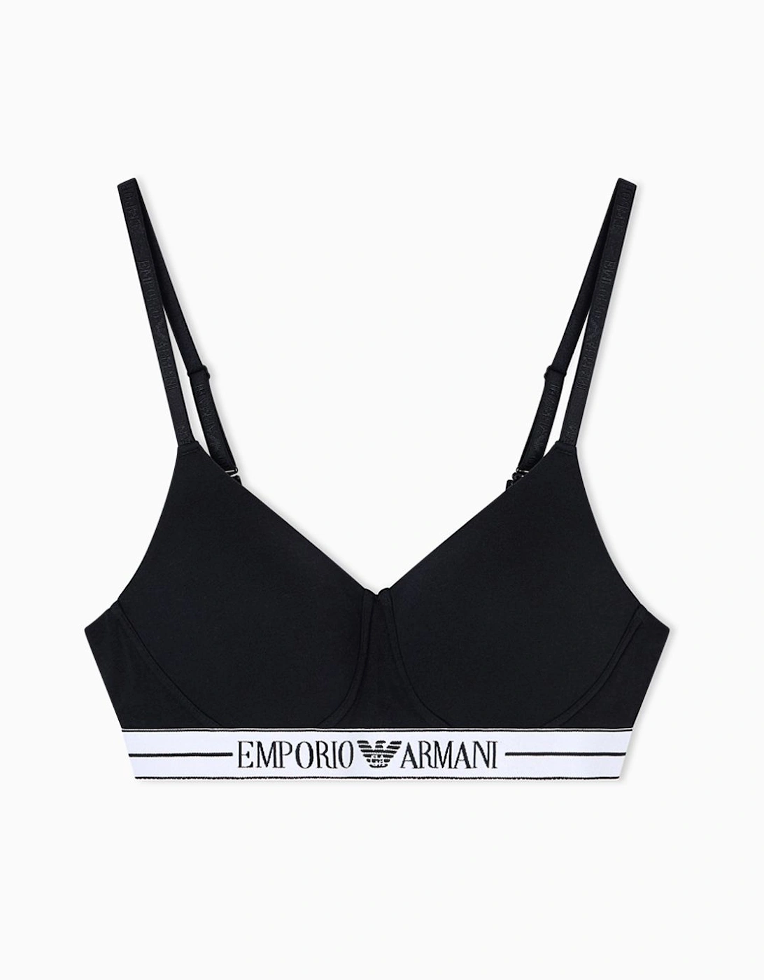 Everyday Cotton Padded Soft Contour Bra Black, 2 of 1