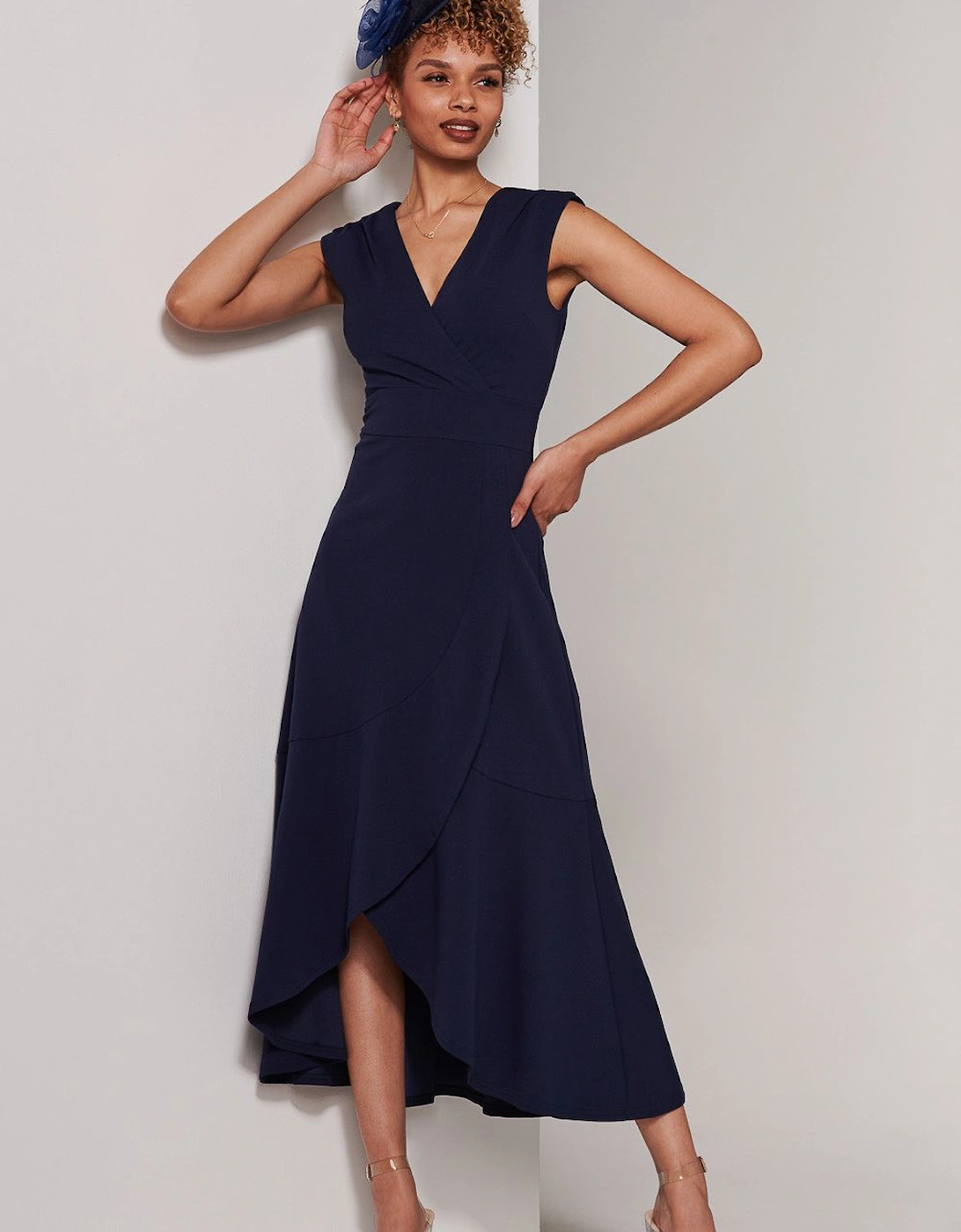 Preslie Wrap Frill Hem Maxi Dress, 2 of 1