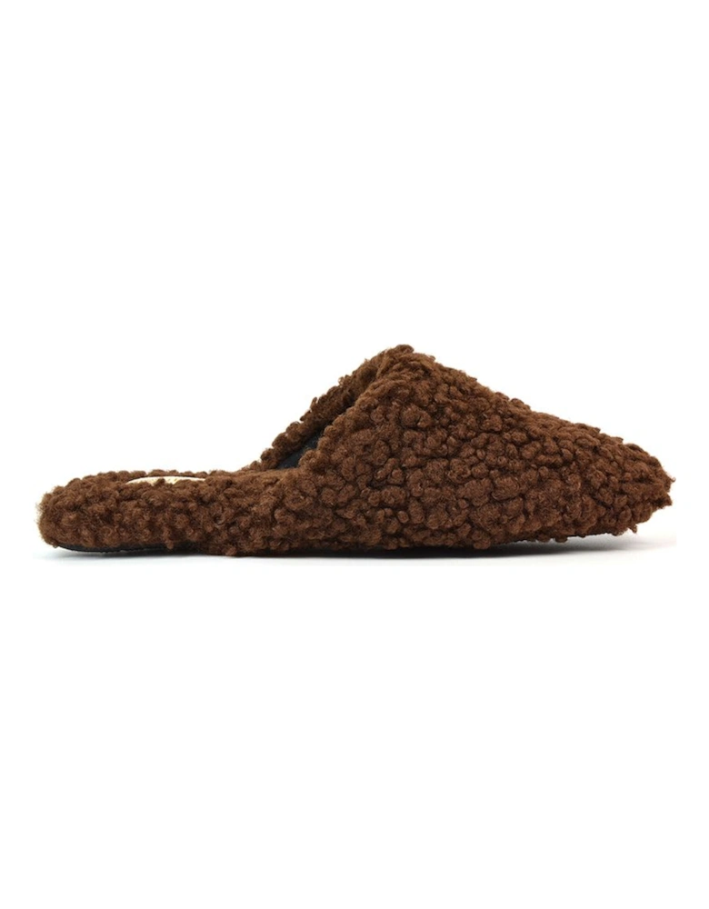 'Jody' Cosy Slip On Closed Round Toe Mule Flat Slippers