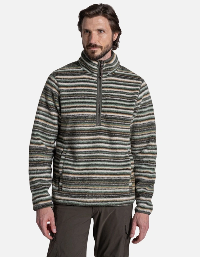 Mens Tatton II Borg Half Zip Fleece