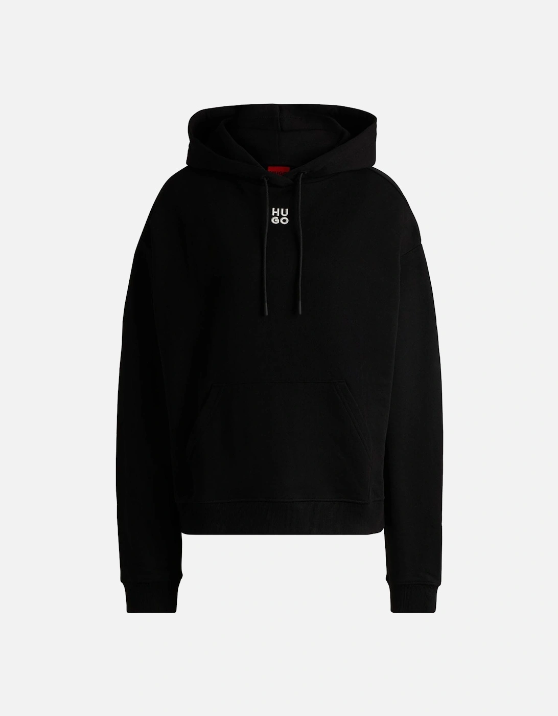 Delfinia Stacked Logo Embroidery Hoodie