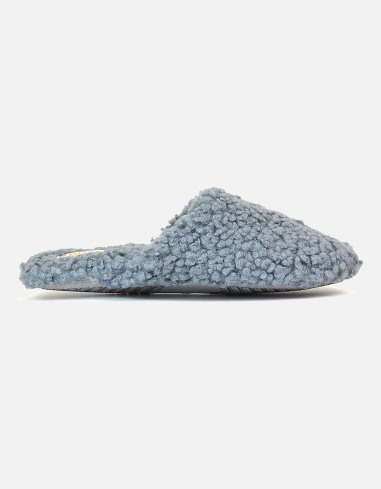 'Jody' Cosy Slip On Closed Round Toe Mule Flat Slippers